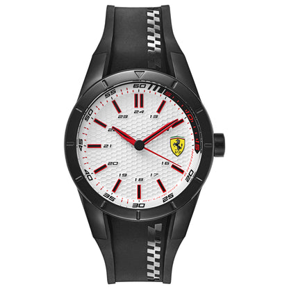 Front view of Ferrari Red Rev Men's Japanese Quartz (Battery-Powered) Watch 830300