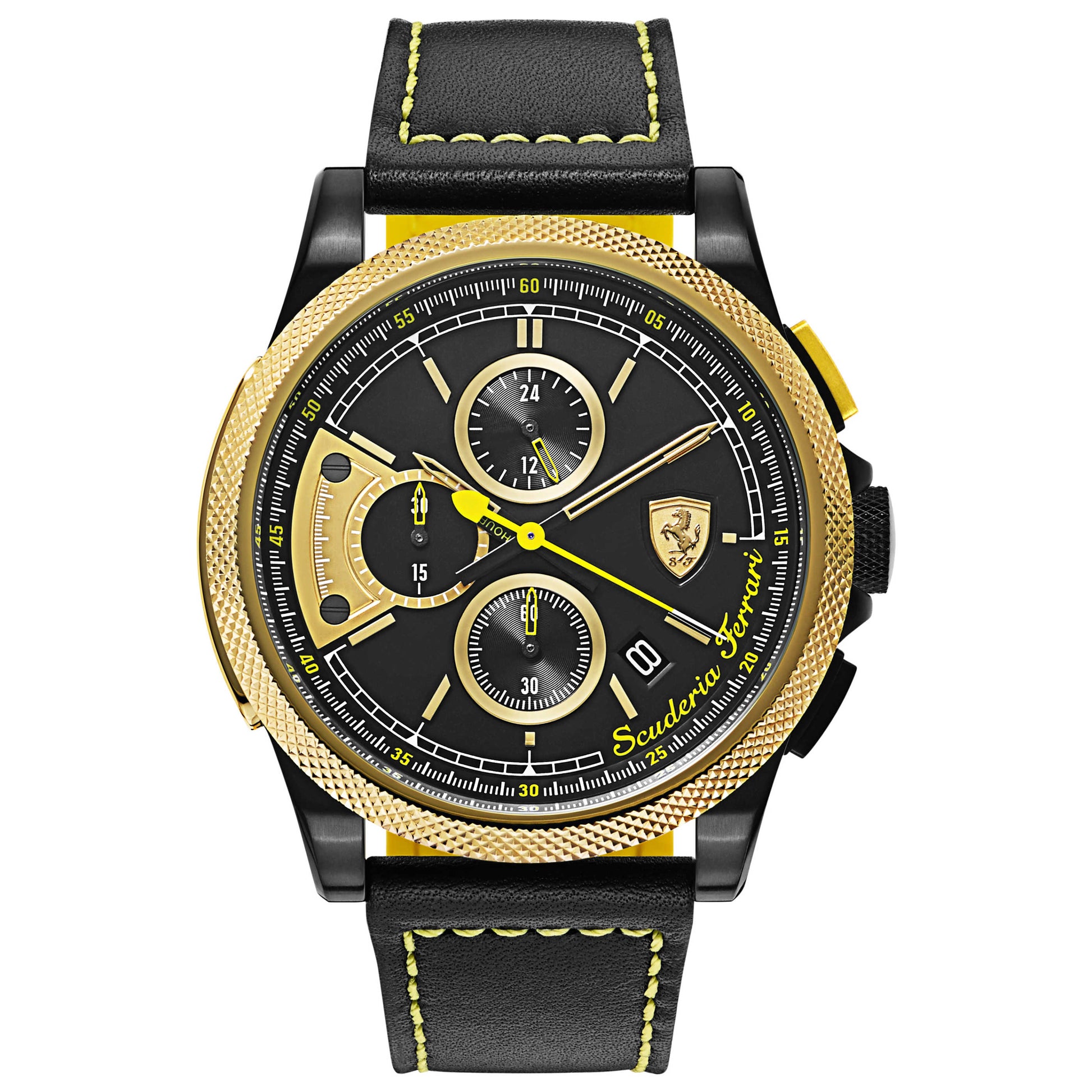 Front view of Ferrari Formula Italia S Men's Japanese Quartz (Battery-Powered) Watch 830314