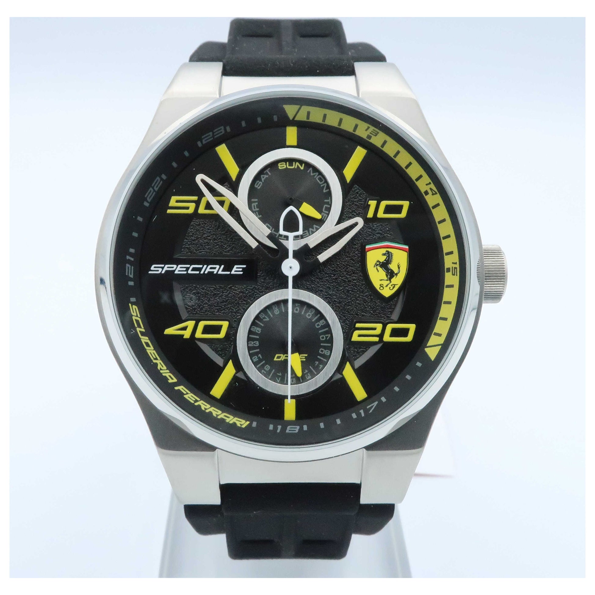 Front view of Ferrari Speciale Men's Japanese Quartz (Battery-Powered) Watch 830355-SDV
