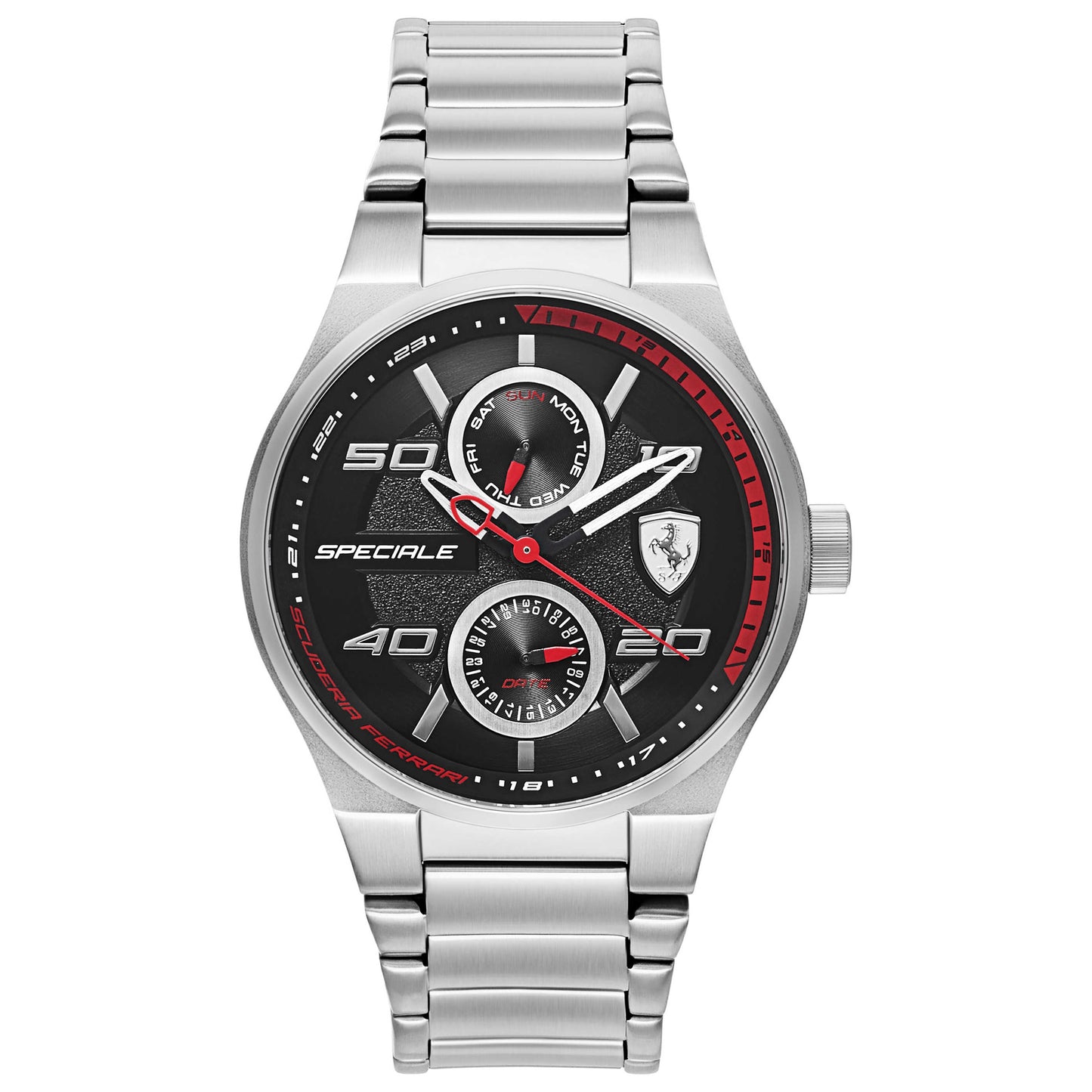 Front view of Ferrari Speciale Men's Japanese Quartz (Battery-Powered) Watch 830358