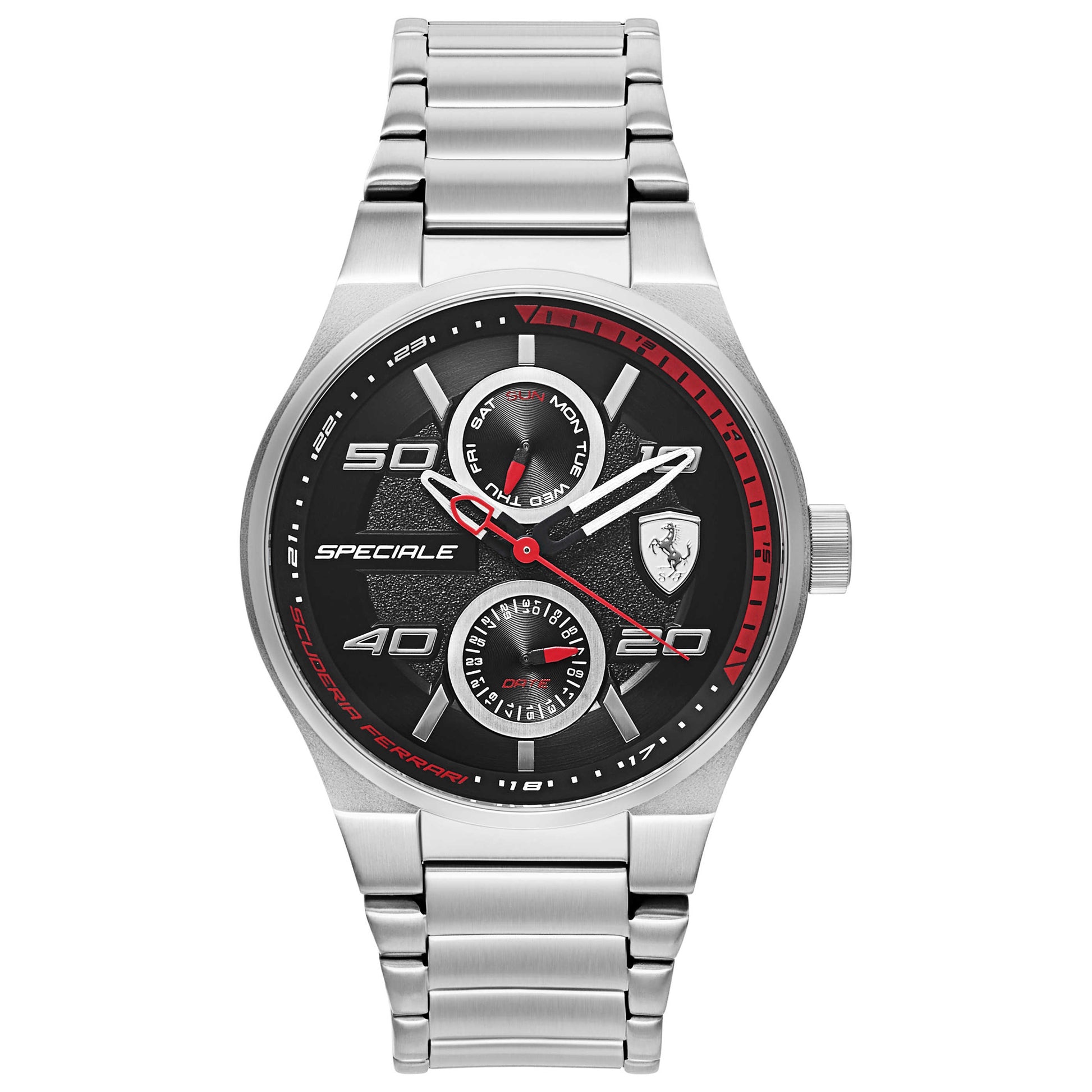 Front view of Ferrari Speciale Men's Japanese Quartz (Battery-Powered) Watch 830358