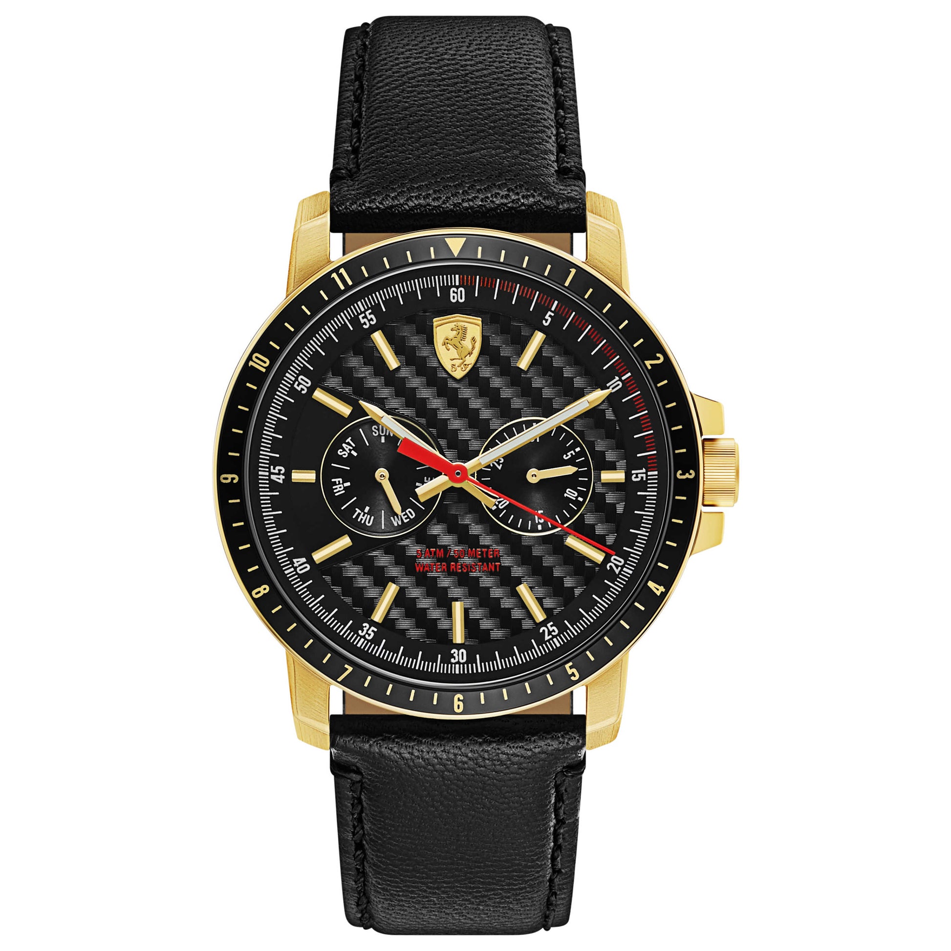 Front view of Ferrari Turbo Men's Japanese Quartz (Battery-Powered) Watch 830451