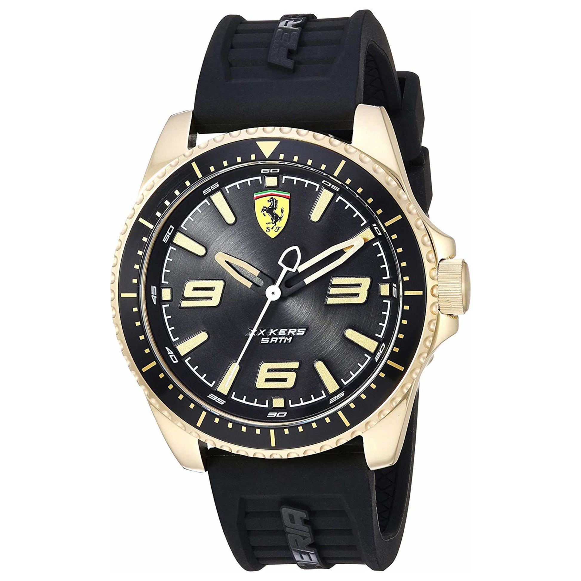 Front view of Ferrari Analog Men's Quartz Watch 830485