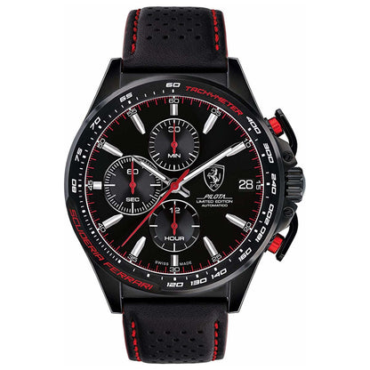 Front view of Ferrari Pilota Men's Automatic Watch 830542