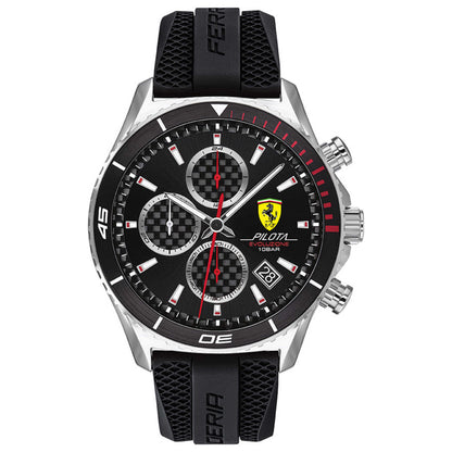 Front view of Ferrari Scuderia Men's Quartz Watch 830820