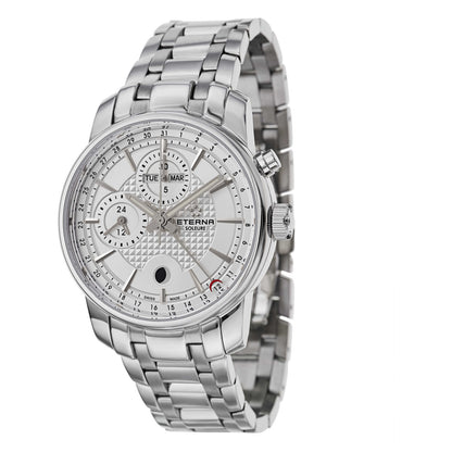 Front view of Eterna Soleure Men's Automatic Watch 8340-41-17-1225