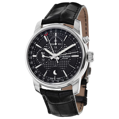 Front view of Eterna Soleure Men's Automatic Watch 8340-41-41-1186