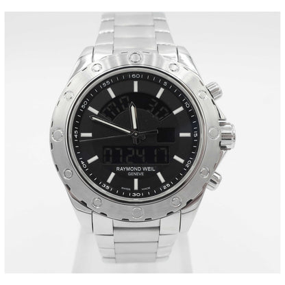 Front view of Raymond Weil RW Sport Men's Swiss Quartz (Battery-Powered) Watch 8400-ST-20001-PO12