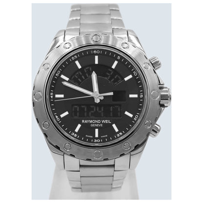 Front view of Raymond Weil RW Sport Men's Swiss Quartz (Battery-Powered) Watch 8400-ST-20001-PO