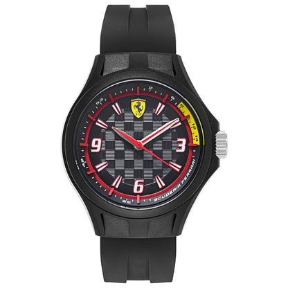 Front view of Ferrari Pit Crew Men's Japanese Quartz (Battery-Powered) Watch 840006