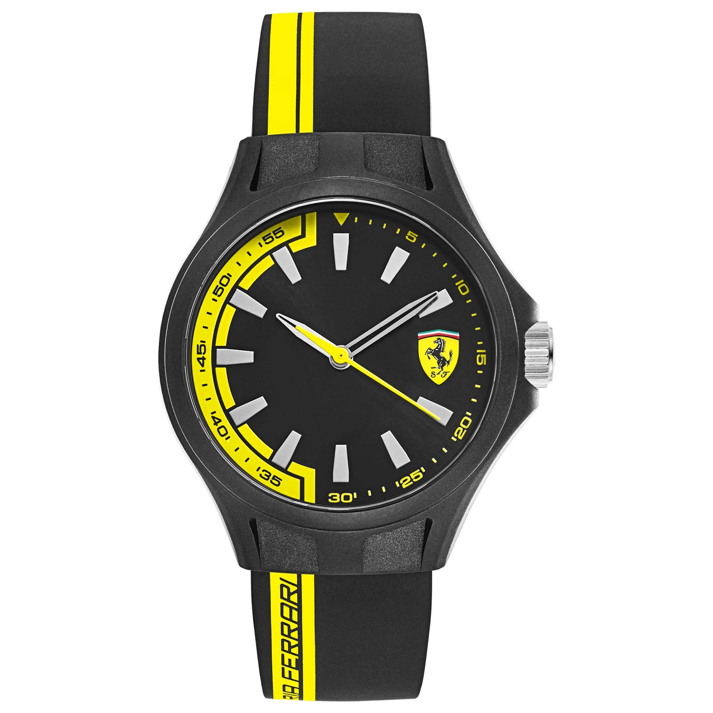 Front view of Ferrari Pit Crew Unisex Japanese Quartz (Battery-Powered) Watch 840012