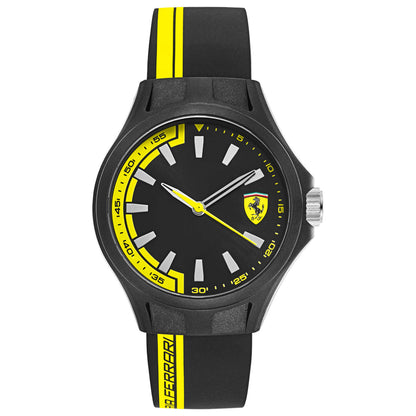Front view of Ferrari Pit Crew Unisex Japanese Quartz (Battery-Powered) Watch 840012