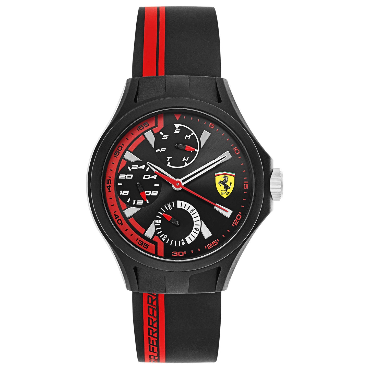 Front view of Ferrari Pit Crew Men's Japanese Quartz (Battery-Powered) Watch 840013