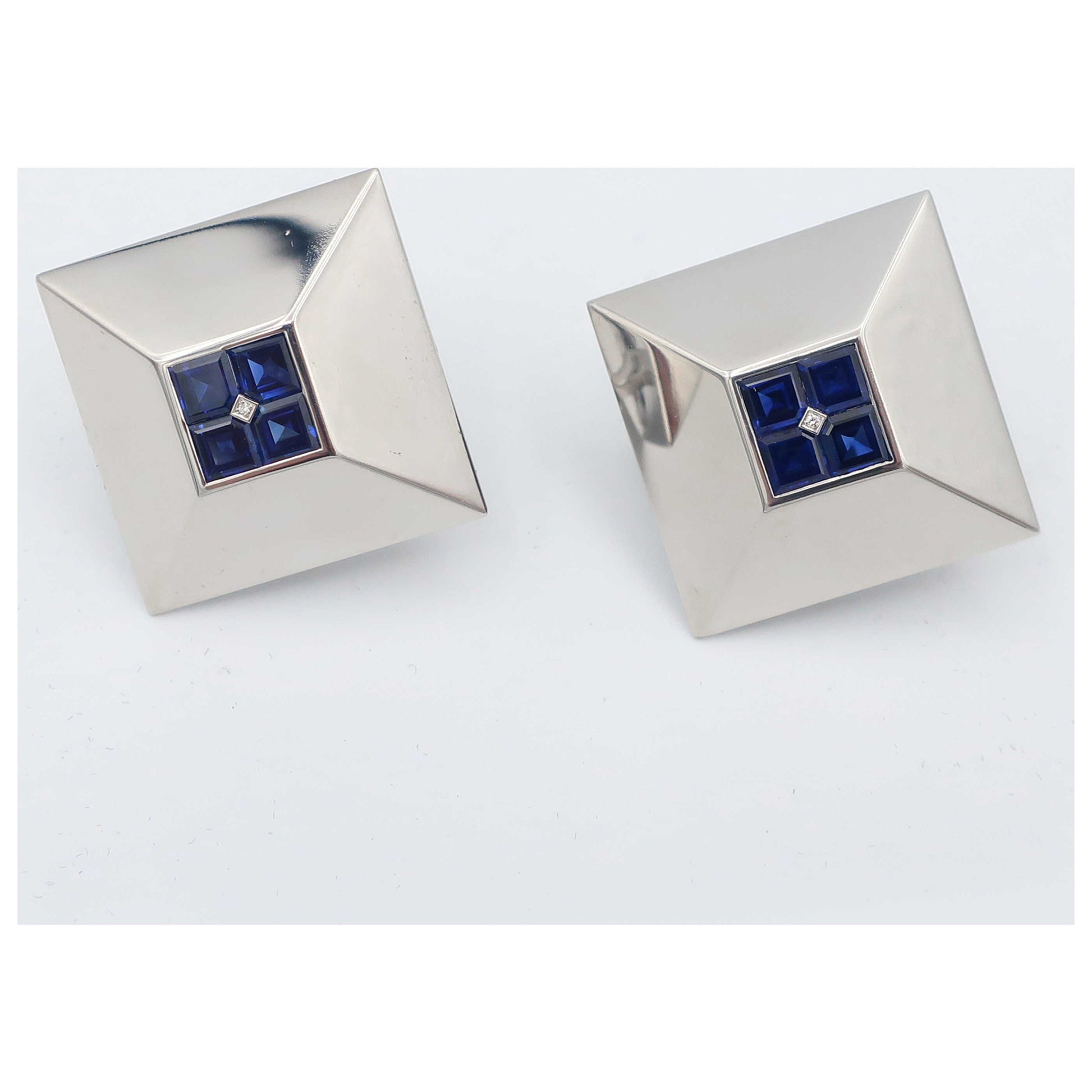 Front view of Chopard Jewelry Classique Women's Earrings 843884-1002-SD