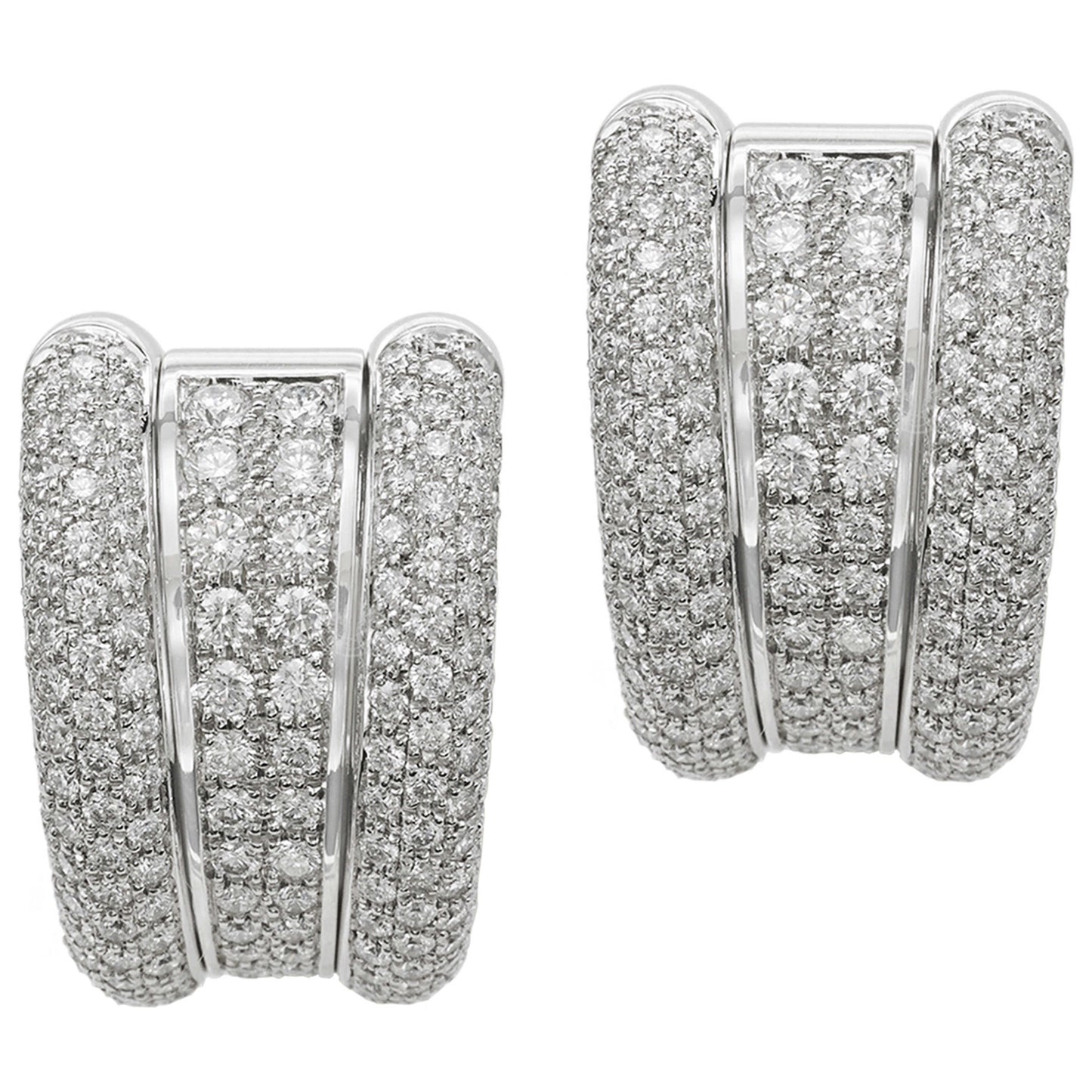 Front view of Chopard Jewelry La Strada Women's Earrings 844398-1001