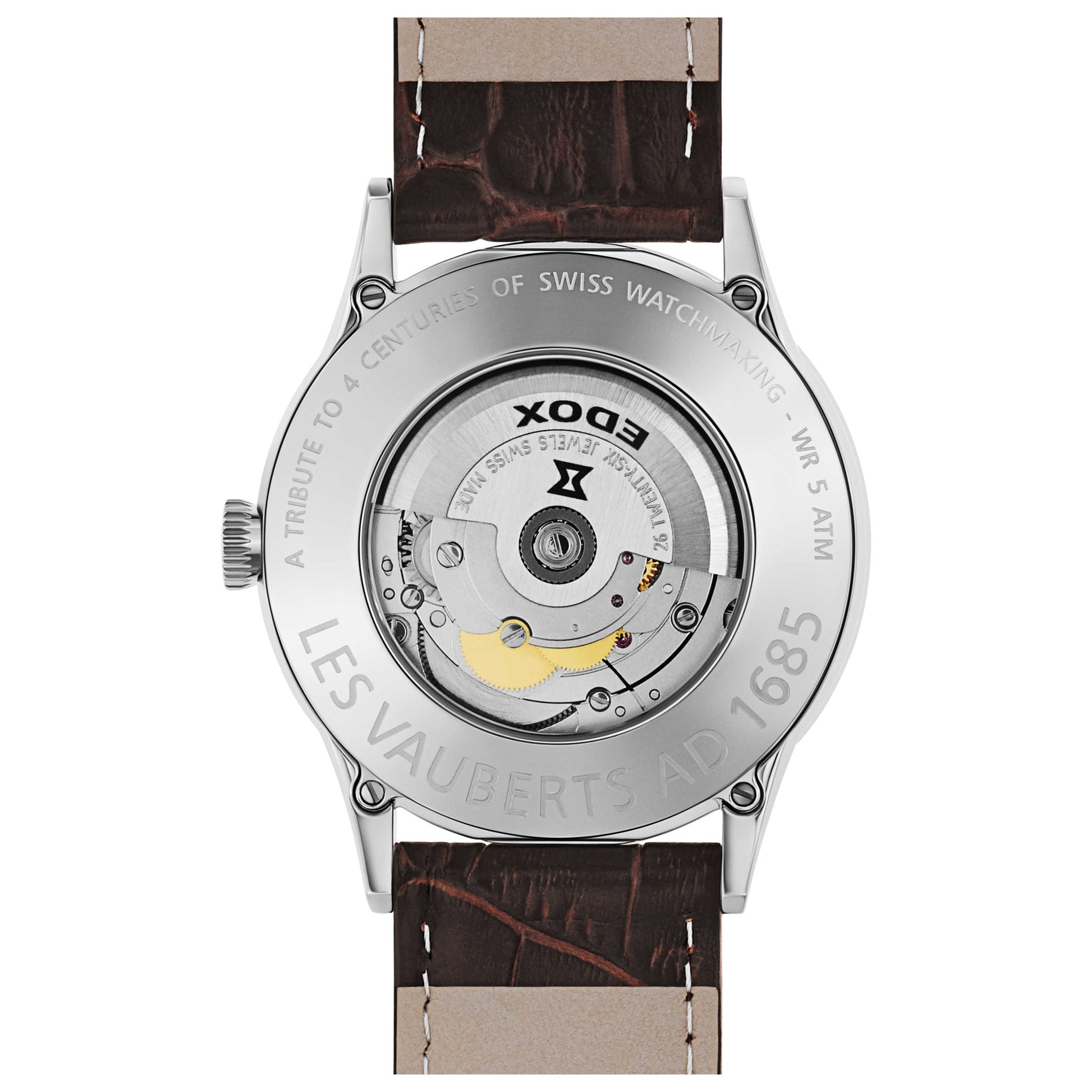 Edox Les Vauberts Men's Automatic Watch 85010-3B-AIN - Image #2