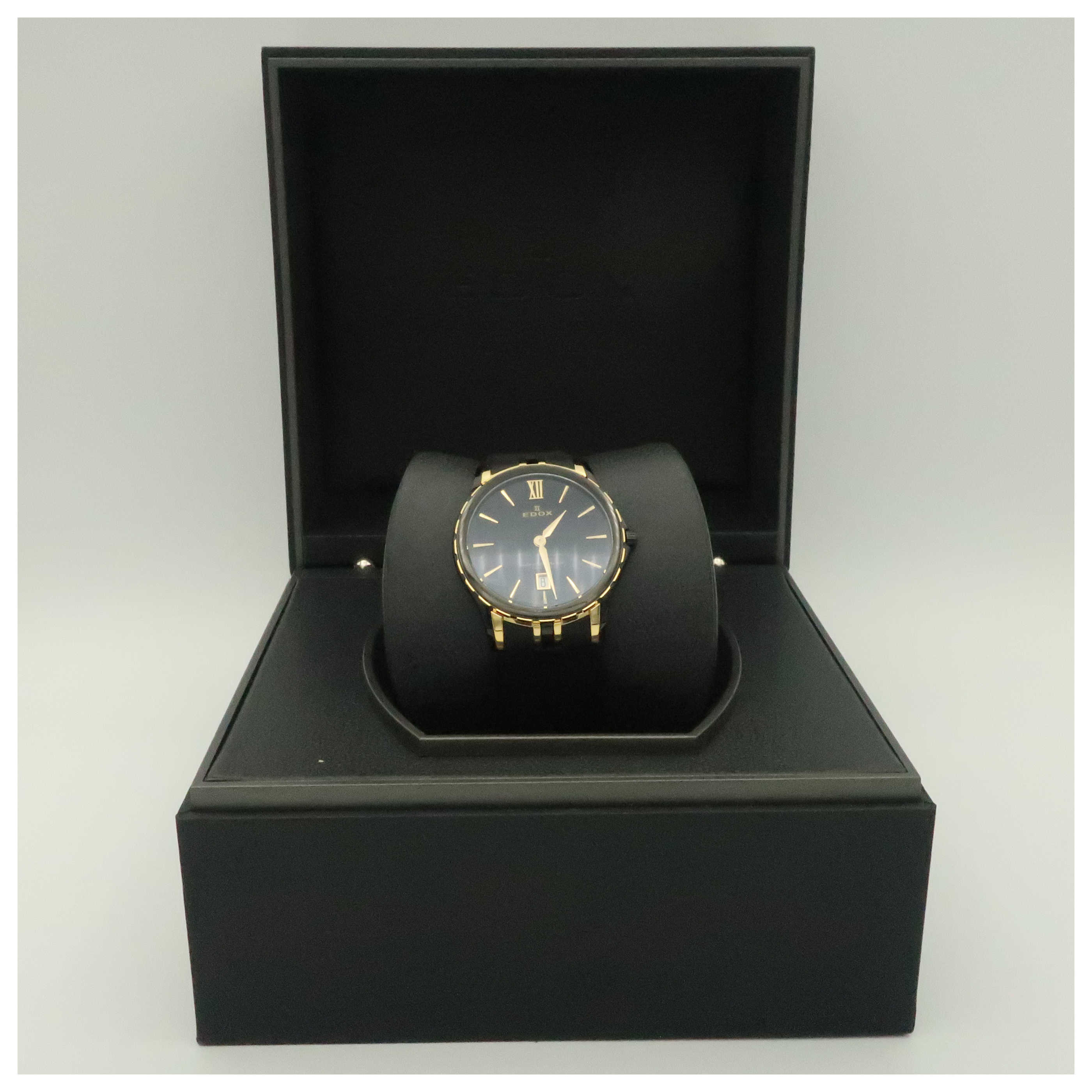 ナオ Edox Men's Watch 85010-3N-NIN-PO2 – Ashford.com