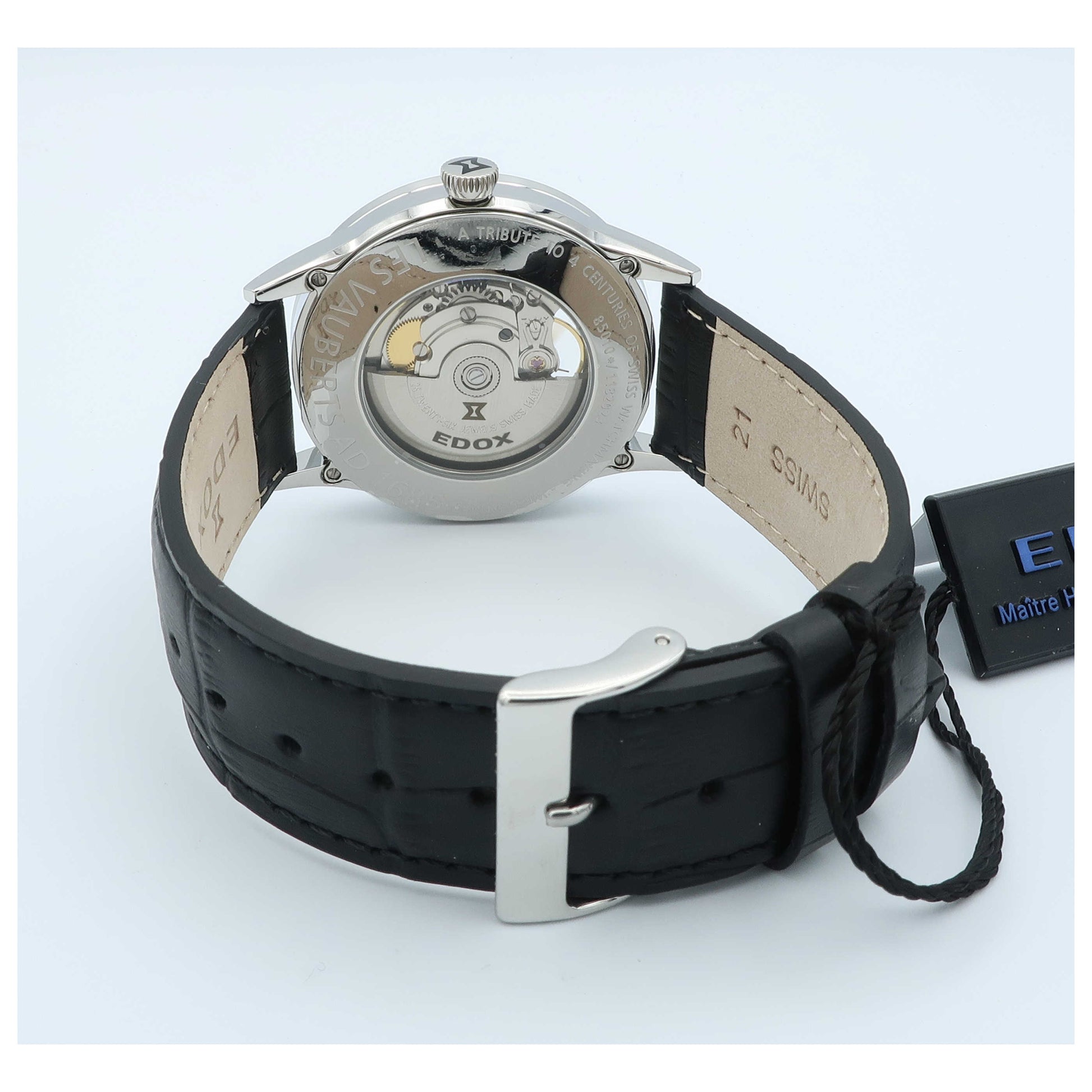 Edox Les Vauberts Men's Automatic Watch 85010-3N-NIN-SD - Image #2