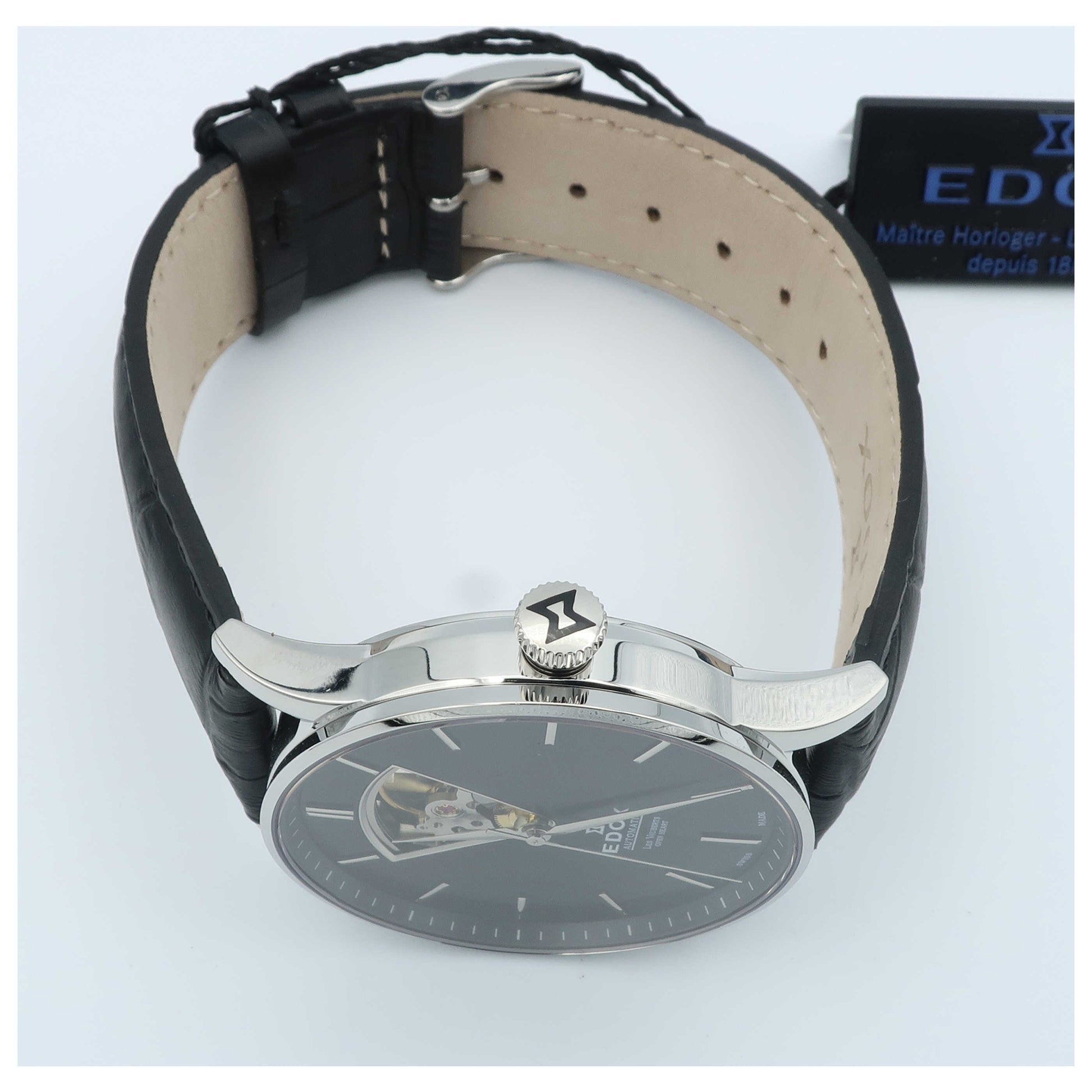 Edox Les Vauberts Men's Automatic Watch 85010-3N-NIN-SD - Image #8