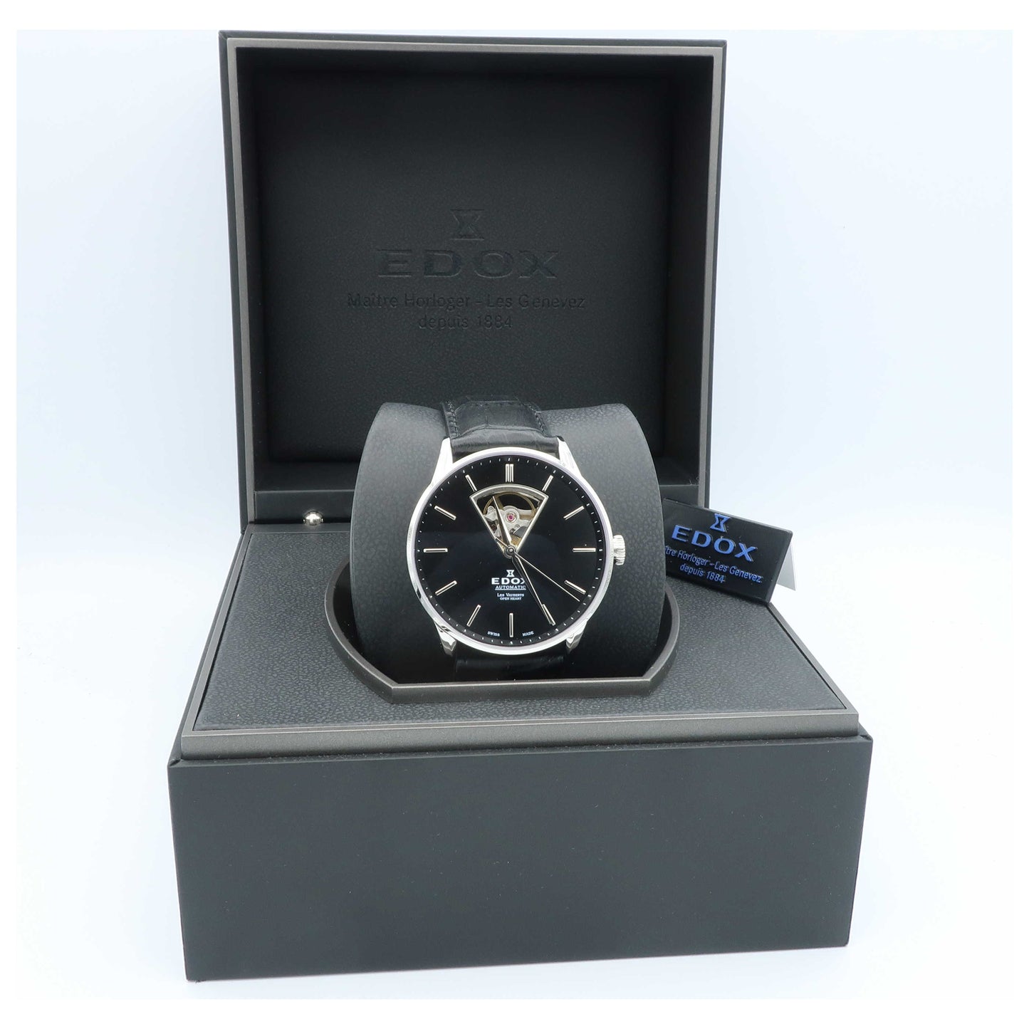 Edox Les Vauberts Men's Automatic Watch 85010-3N-NIN-SD - Image #6