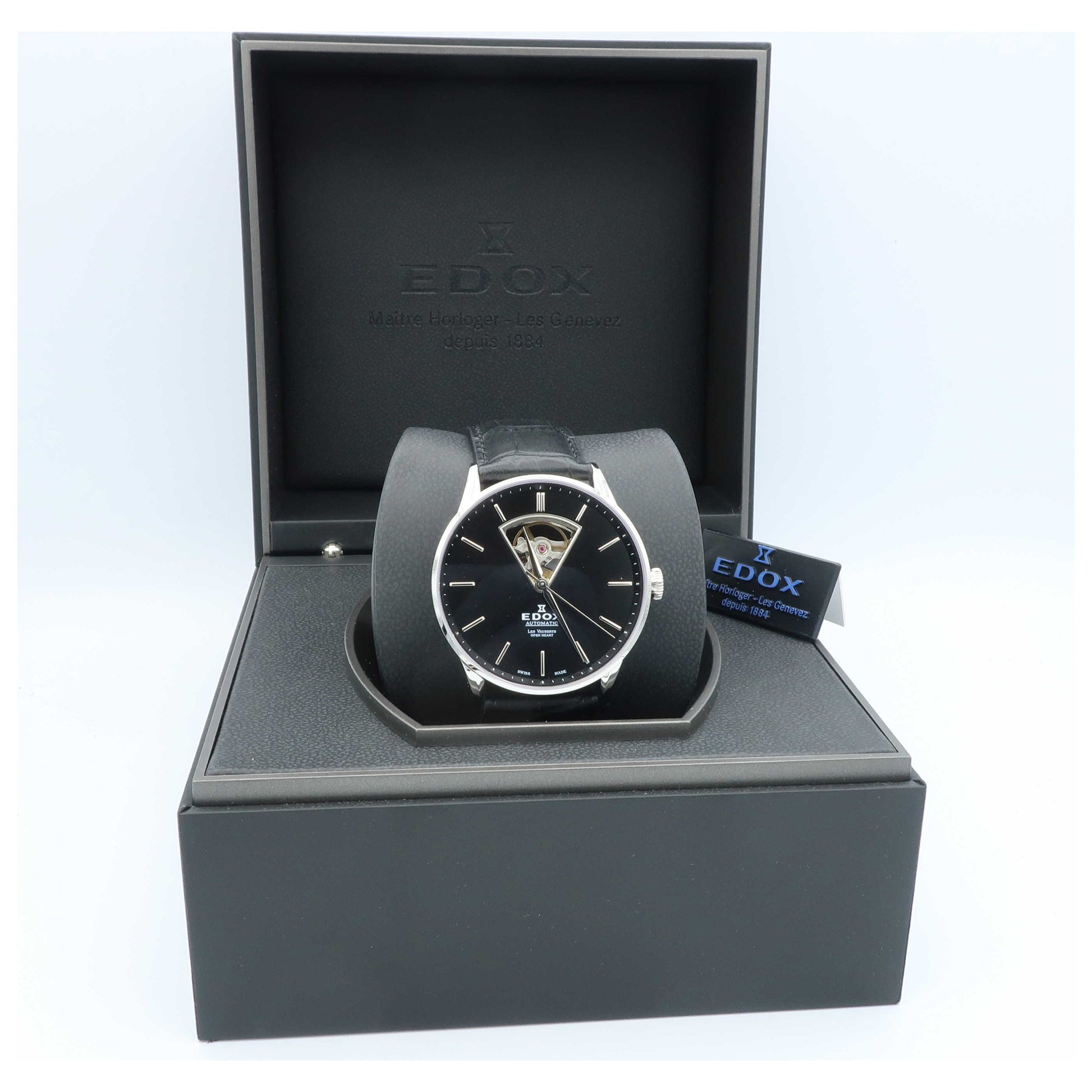 Edox Les Vauberts Men's Automatic Watch 85010-3N-NIN-SD - Image #6