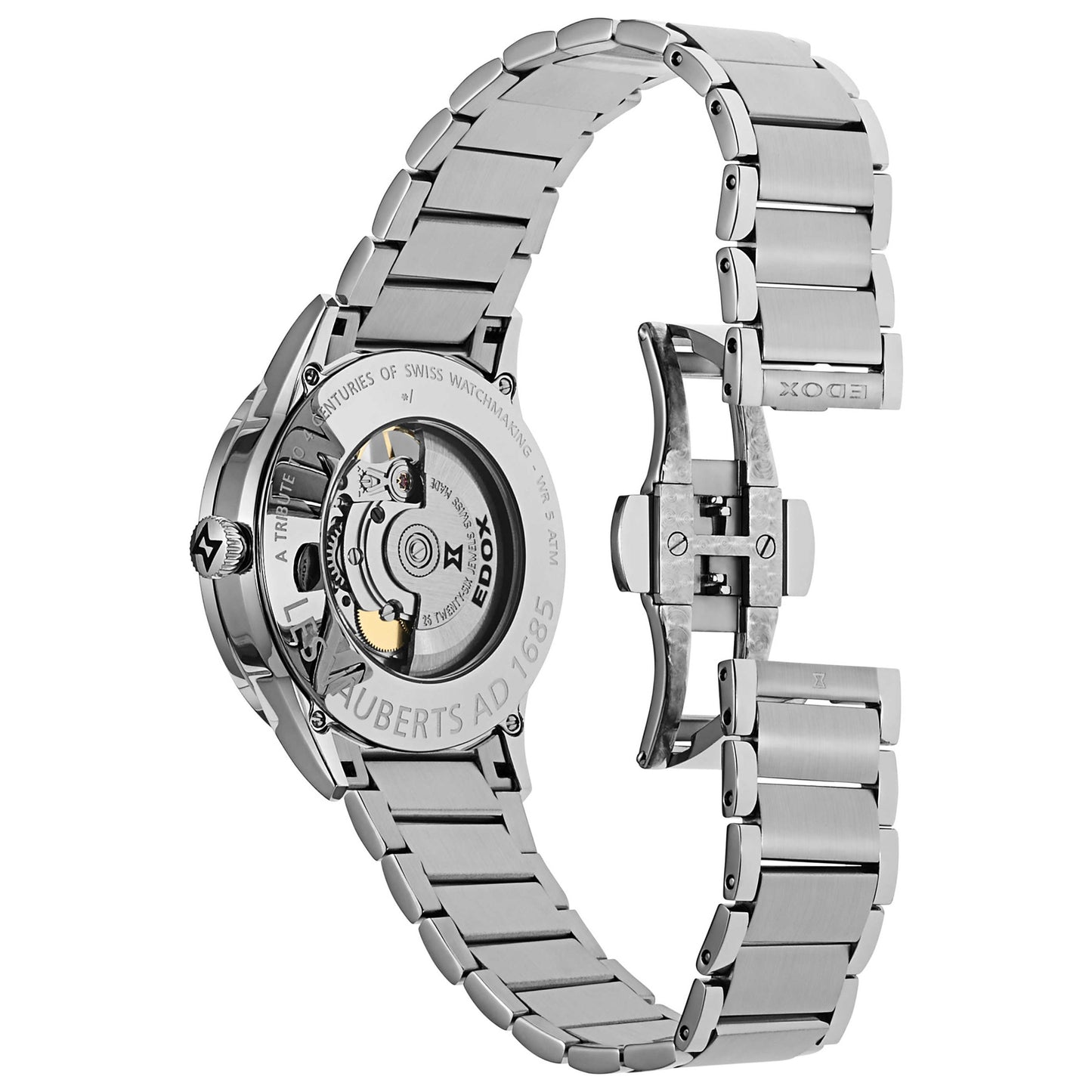 Edox Les Vauberts Men's Automatic Watch 85011-3B-AIN - Image #7