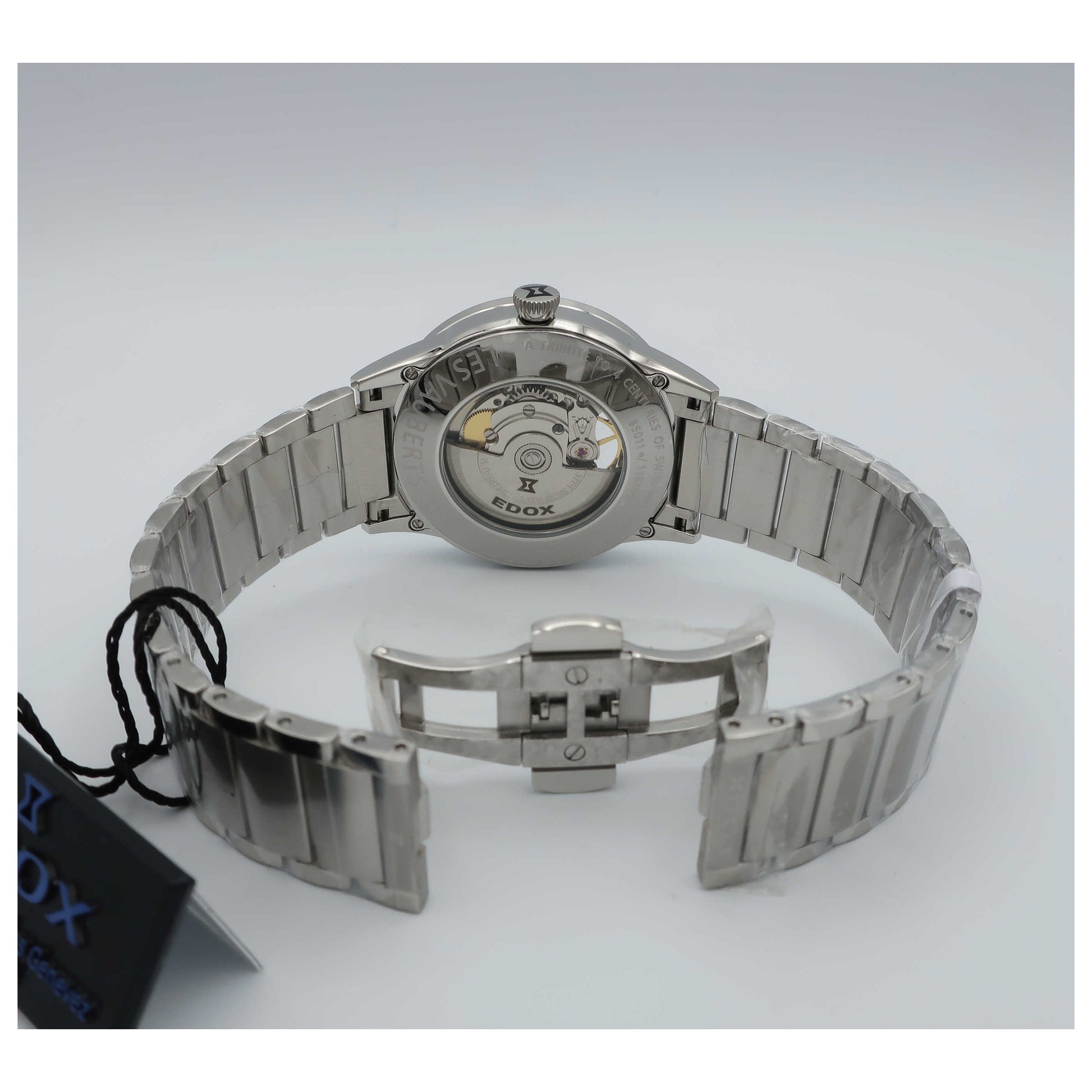 Edox Les Vauberts Men's Automatic Watch 85011-3N-NIN-SD - Image #7
