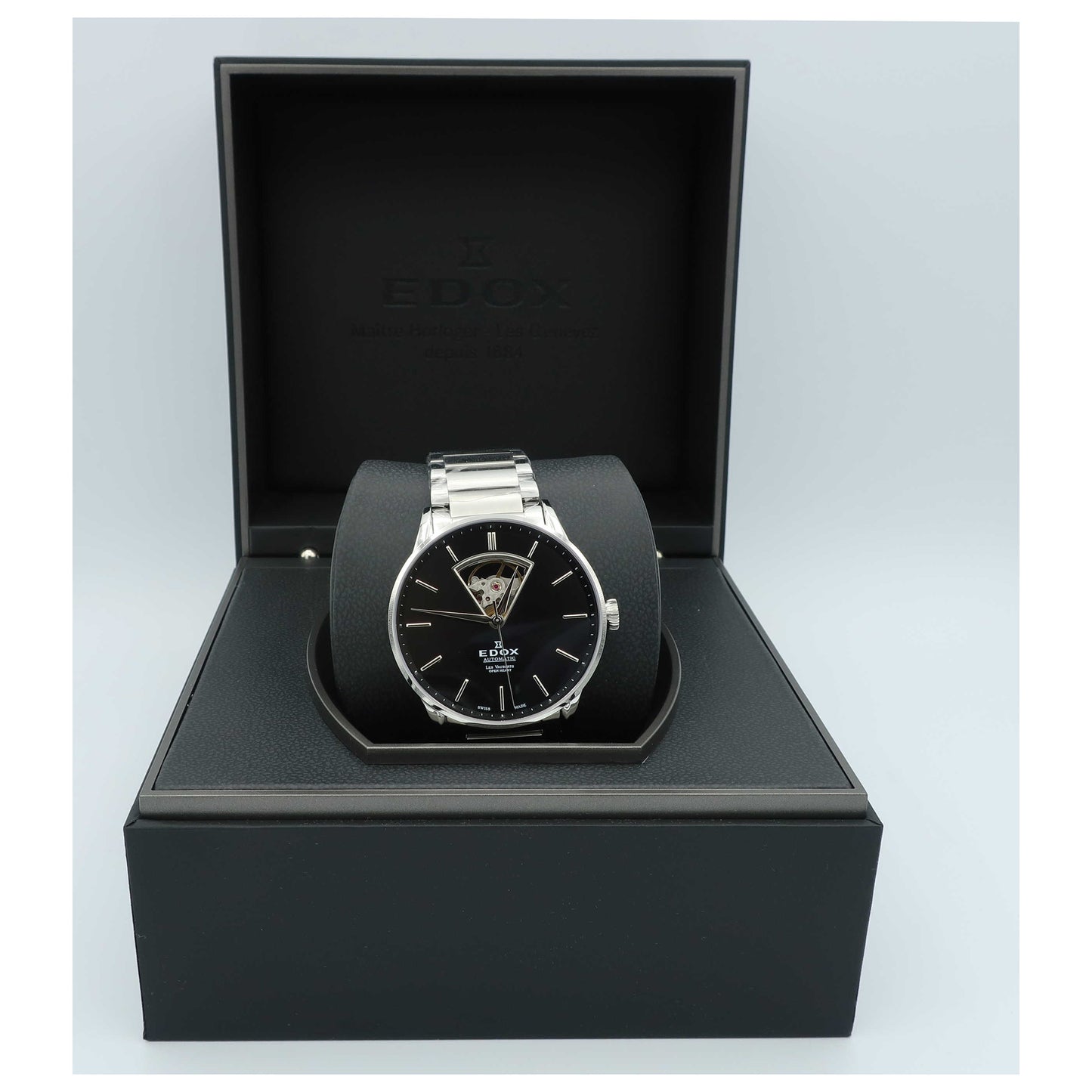 Edox Les Vauberts Men's Automatic Watch 85011-3N-NIN-SD - Image #6