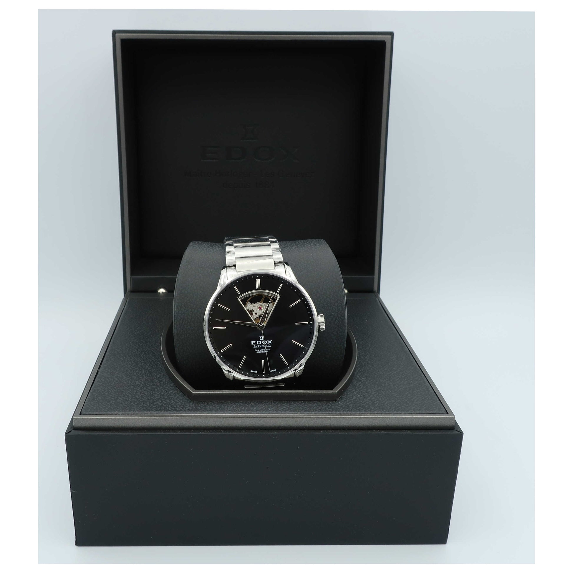 Edox Les Vauberts Men's Automatic Watch 85011-3N-NIN-SD - Image #6