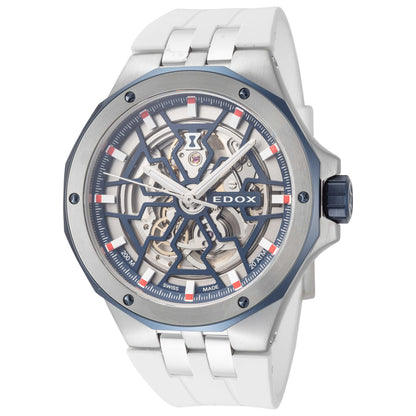 Front view of Edox Delfin The Original Men's Automatic Watch 85303-357BUCAB-BUIRB