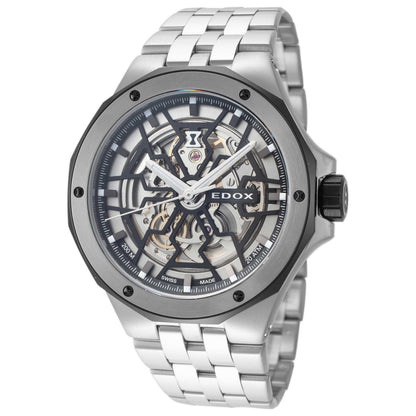 Front view of Edox Delfin The Original Men's Automatic Watch 85303-3NM-NBG