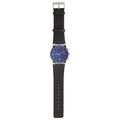 Skagen Leather Men's Quartz Watch 853XLSLN - Image #8