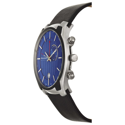 Skagen Leather Men's Quartz Watch 853XLSLN - Image #4