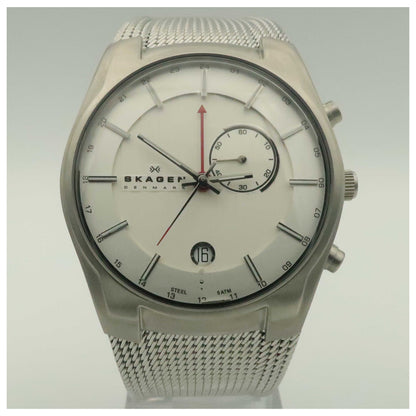 Front view of Skagen Mesh Men's Quartz Watch 853XLSSC-SDV