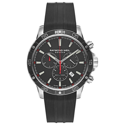 Front view of Raymond Weil Tango Men's Swiss Quartz (Battery-Powered) Watch 8560-SR1-20001