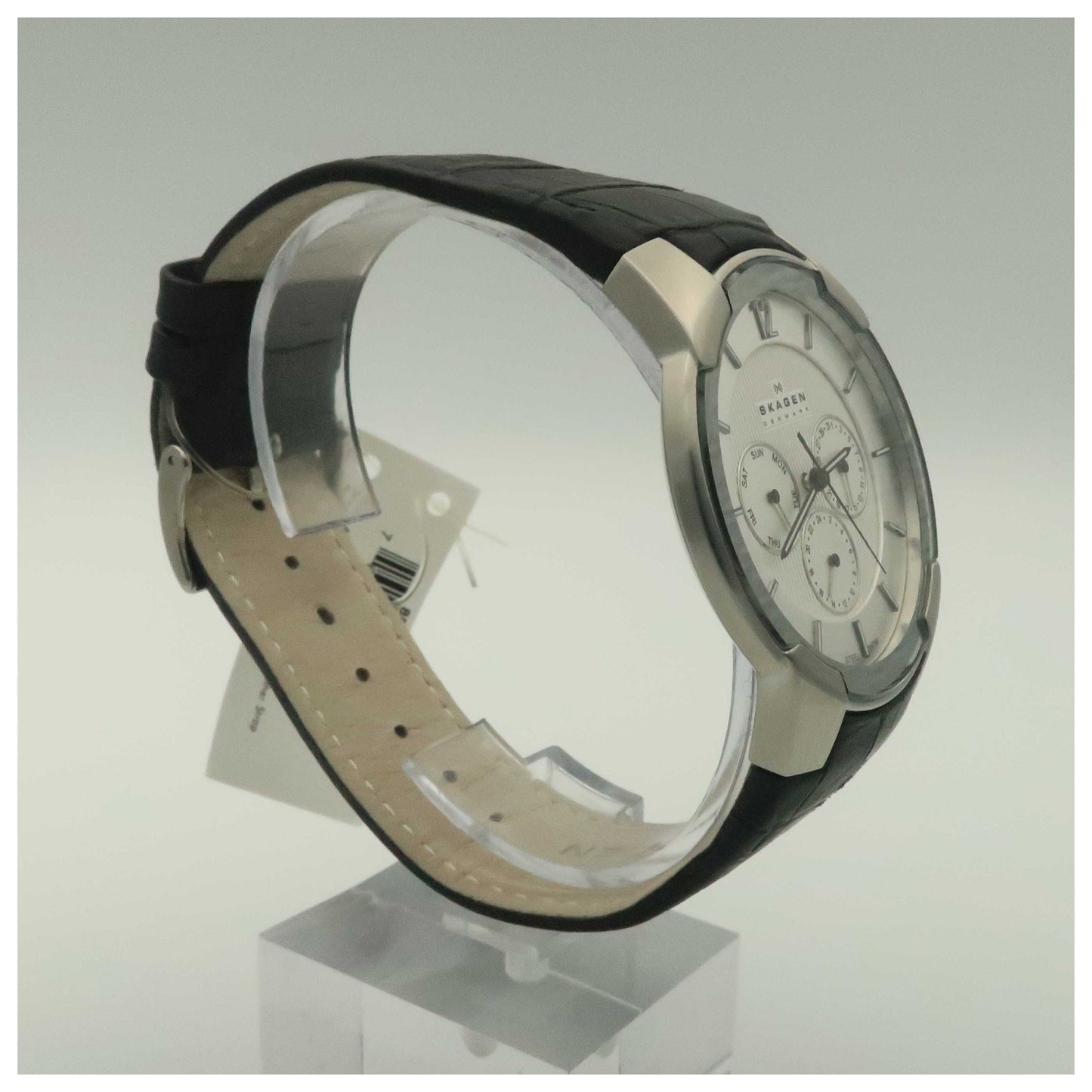 Skagen Leather Men's Japanese Quartz (Battery-Powered) Watch 856XLSLC-PO - Image #3