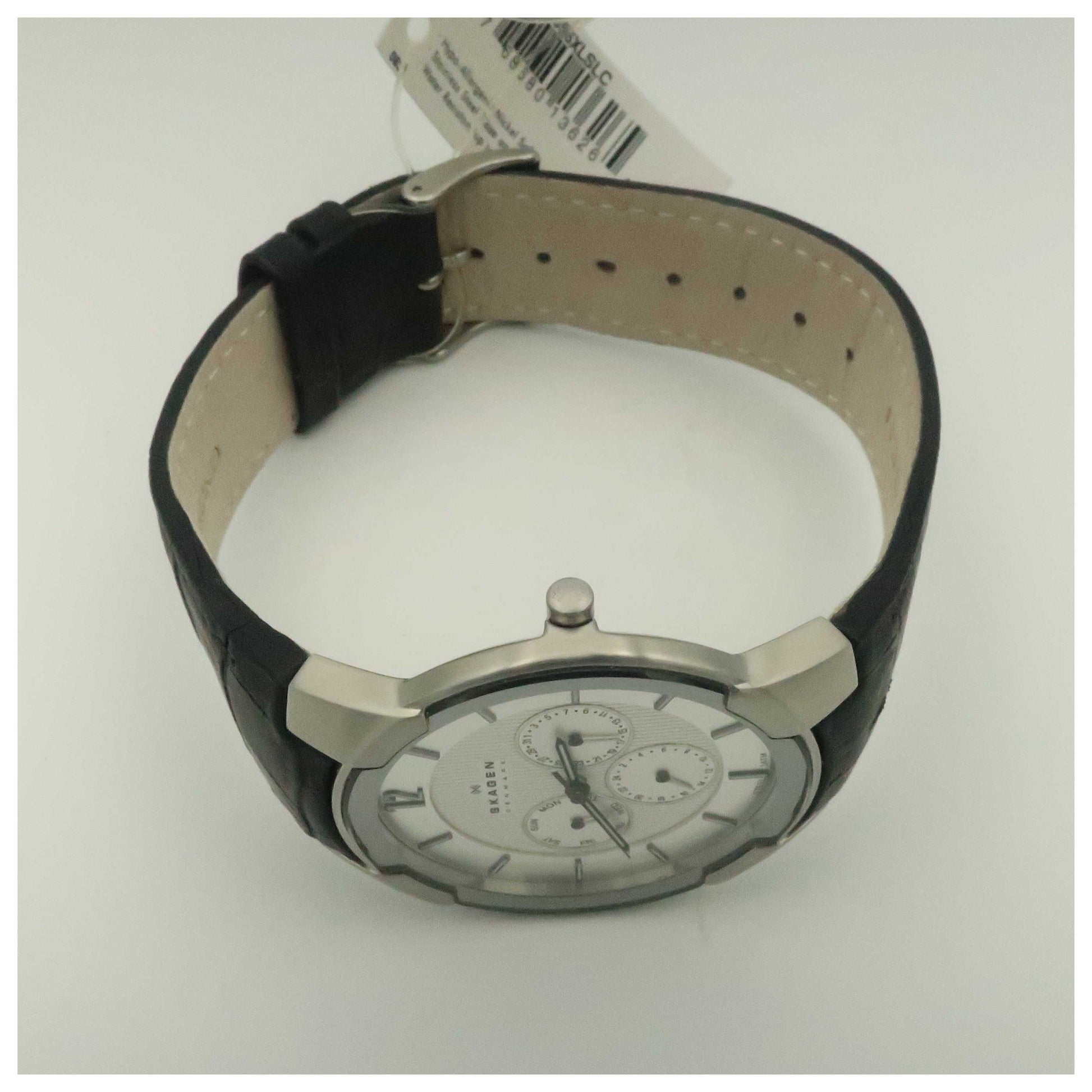 Skagen Leather Men's Japanese Quartz (Battery-Powered) Watch 856XLSLC-PO - Image #8