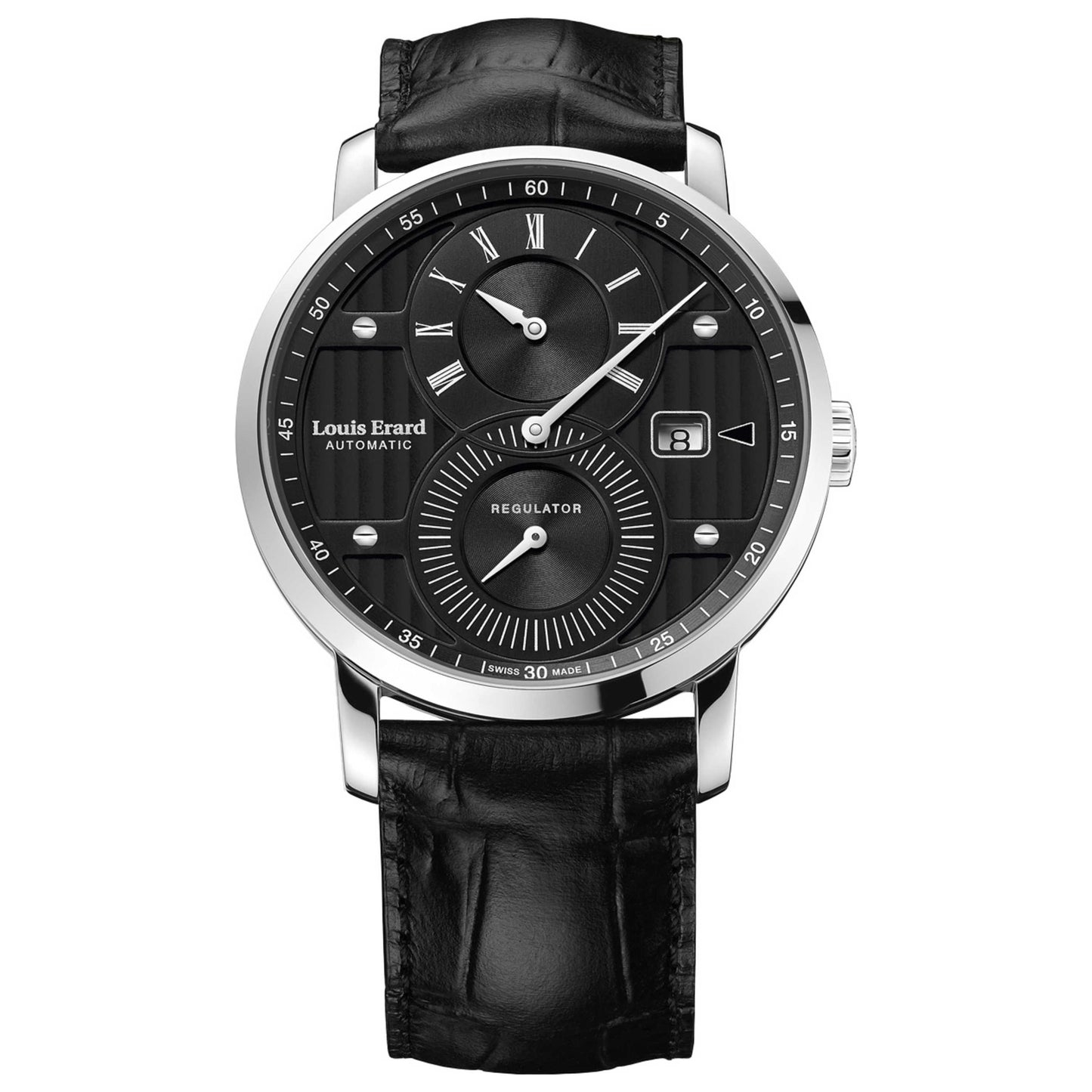 Front view of Louis Erard Excellence Men's Automatic Watch 86236AA02BDC51