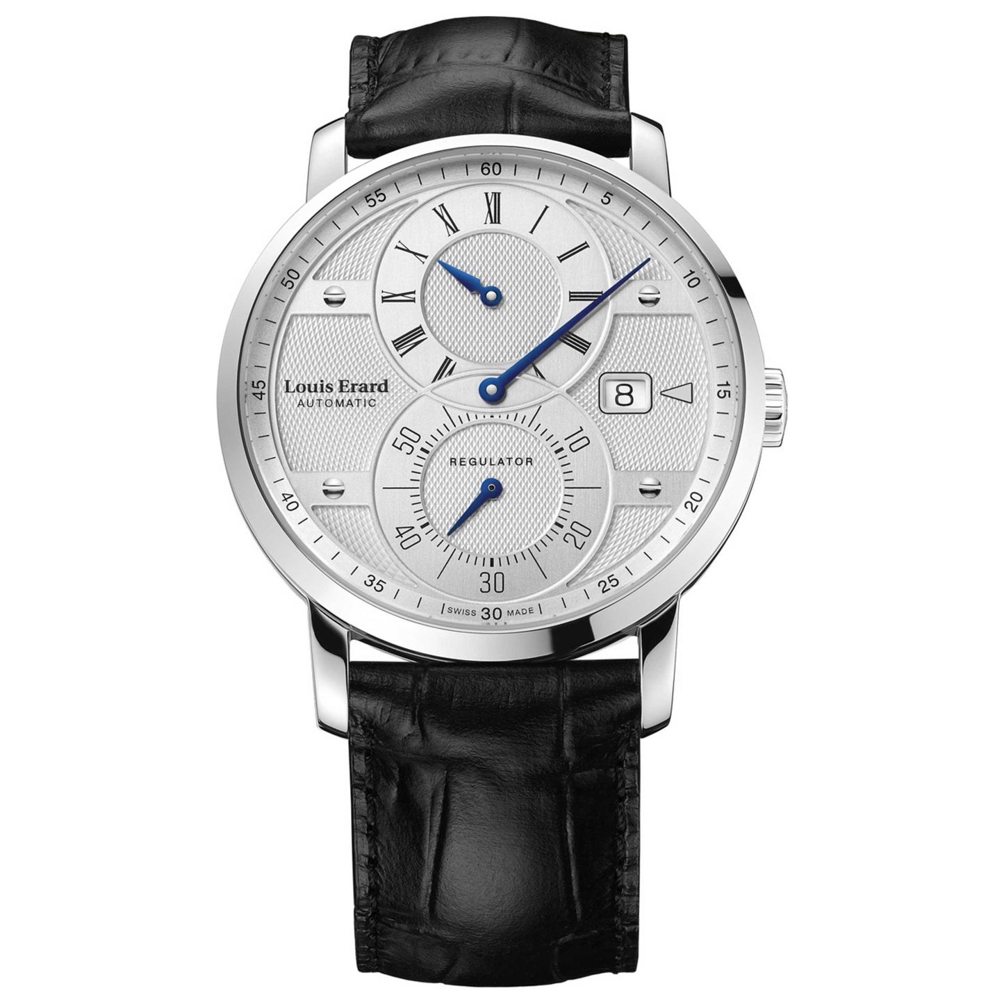 Front view of Louis Erard Excellence Men's Manual-Wind Watch 86236AA11BDC51