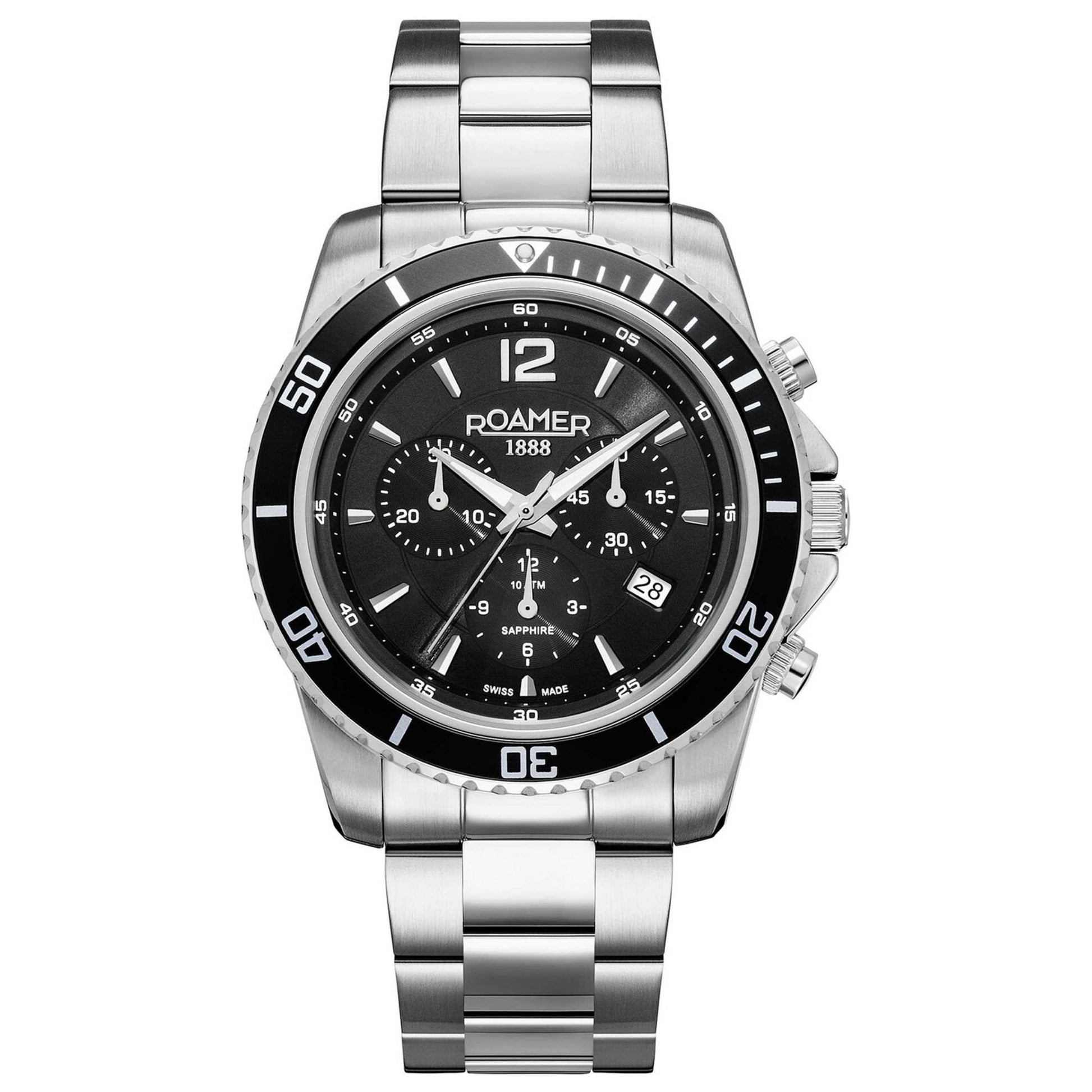 Front view of Roamer Nautic Chrono 100 Men's Quartz Watch 862837-41-55-20