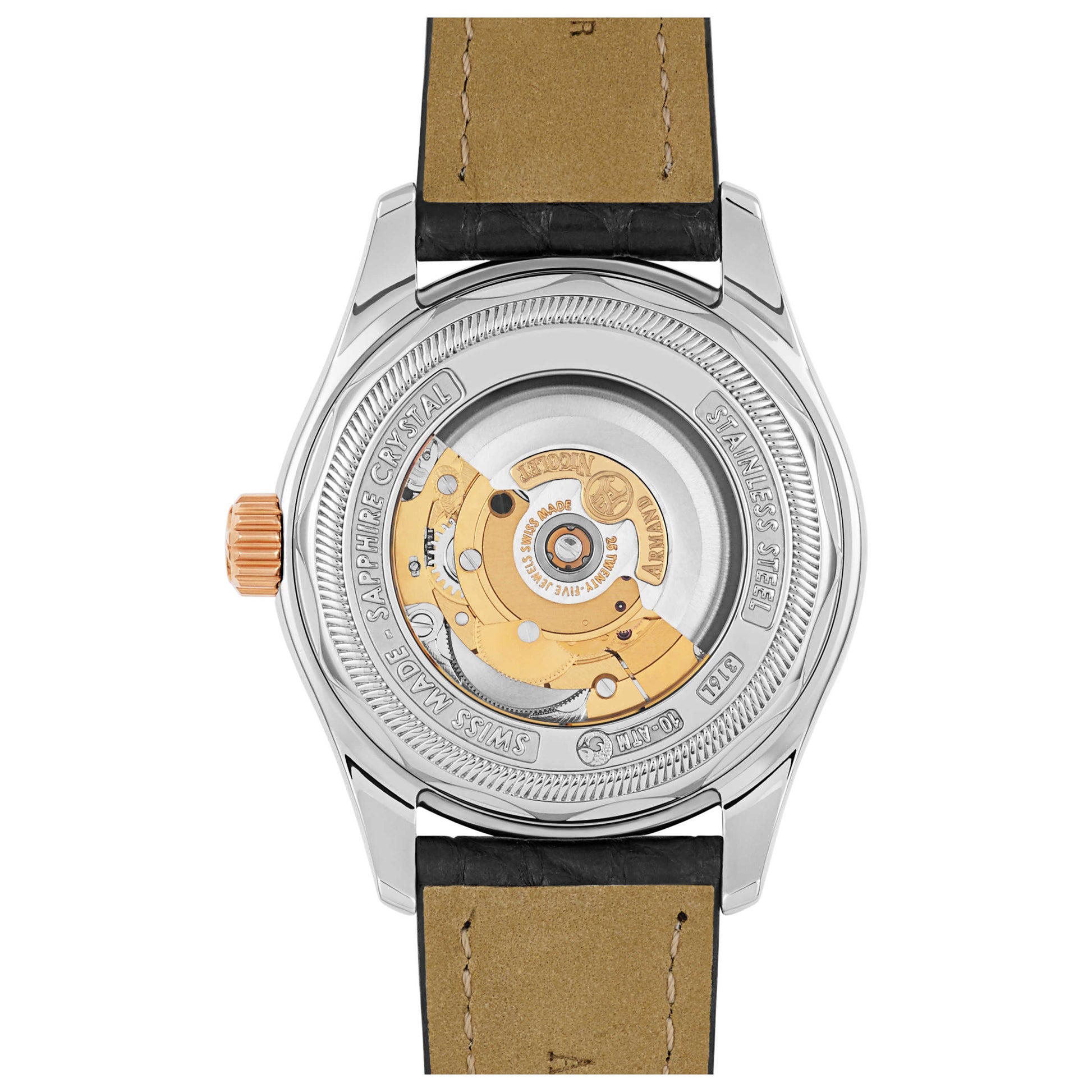 Armand Nicolet M02 Men's Automatic Watch 8640A-NS-P974NR2 - Image #2