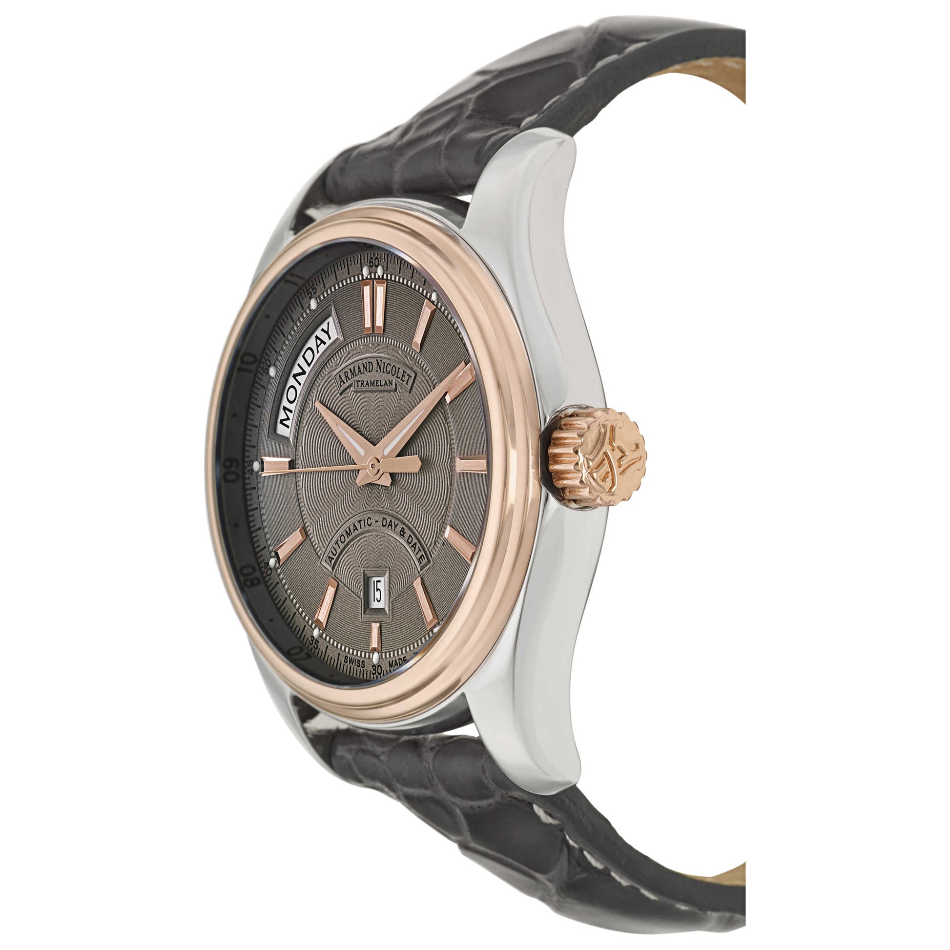 Armand Nicolet M02 Men's Automatic Watch 8641A-2-GR-P974GR2 - Image #4