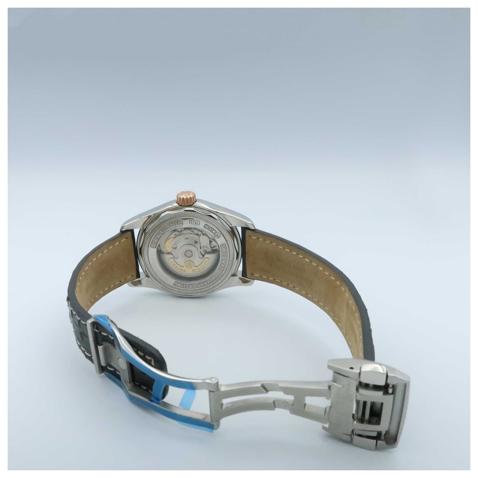Armand Nicolet M02 Men's Automatic Watch 8641A-2-GRP974GR2-PO - Image #7