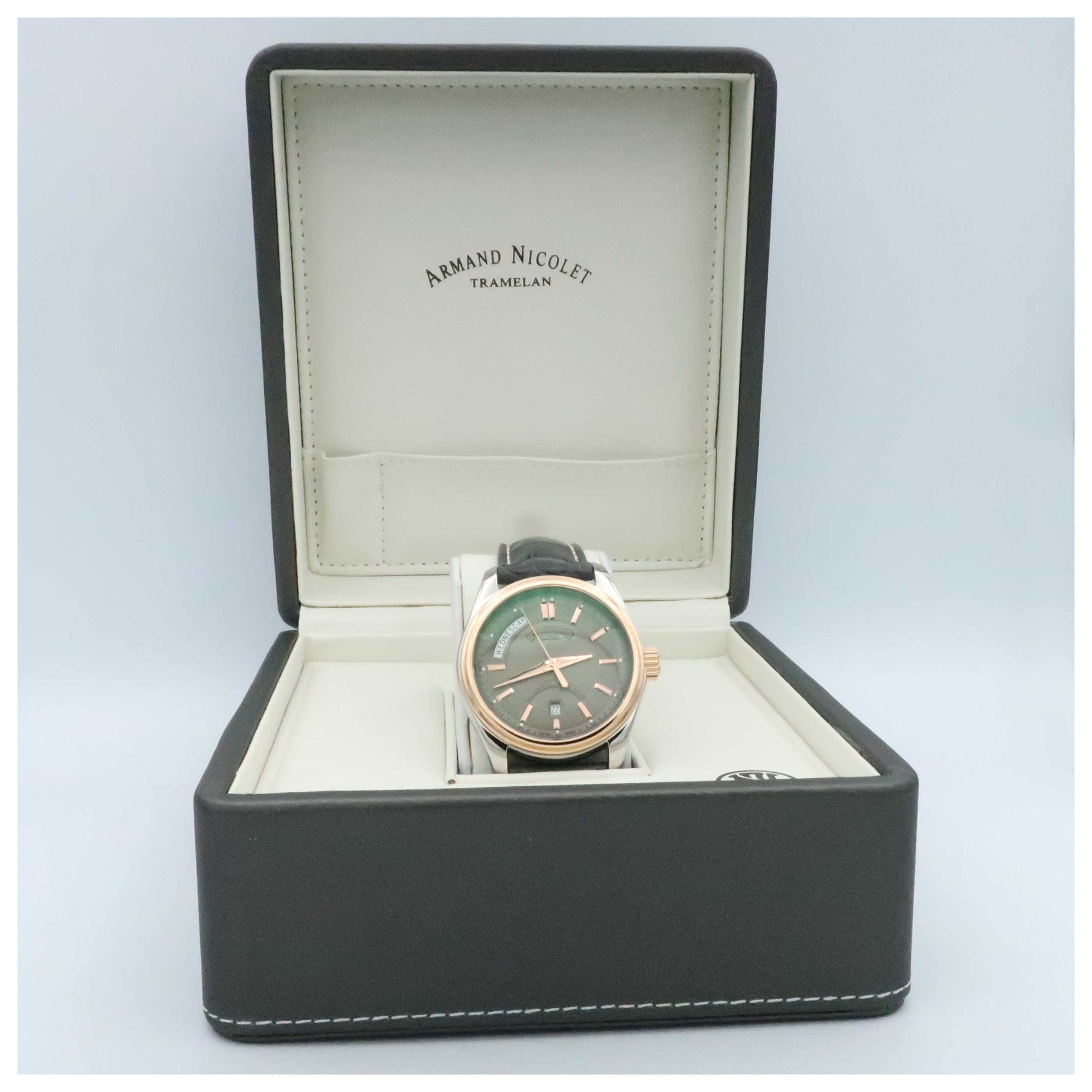 Armand Nicolet M02 Men's Automatic Watch 8641A-2-GRP974GR2-PO - Image #6