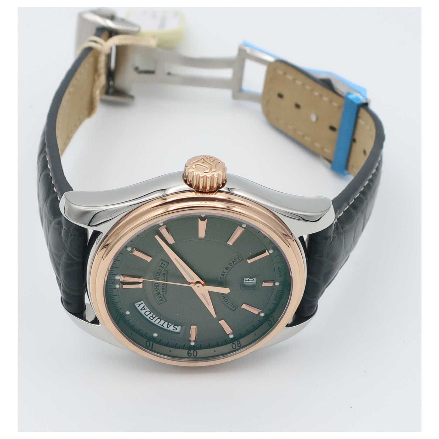 Armand Nicolet M02 Men's Automatic Watch 8641A-2-GRP974GR2-SD - Image #8