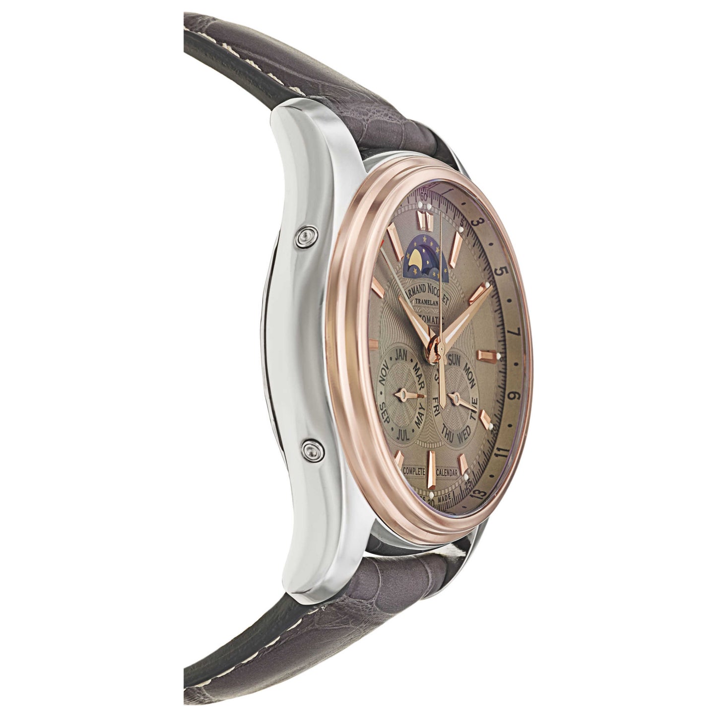 Armand Nicolet M02 Men's Automatic Watch 8642B-2-GR-P974GR2 - Image #3