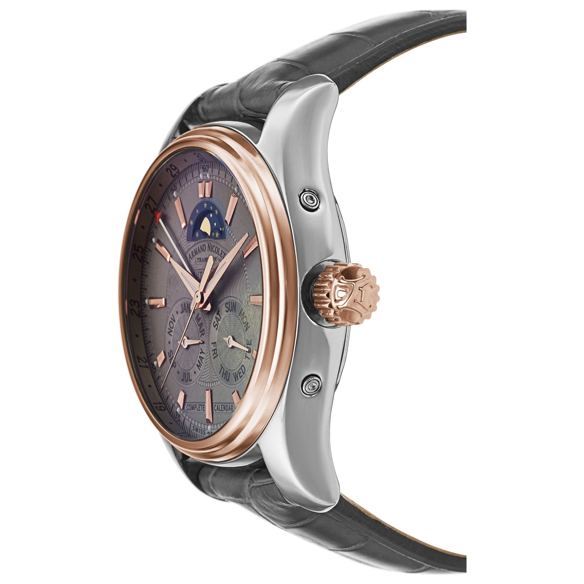 Armand Nicolet M02 Men's Automatic Watch 8642B-2-GR-P974GR2 - Image #4