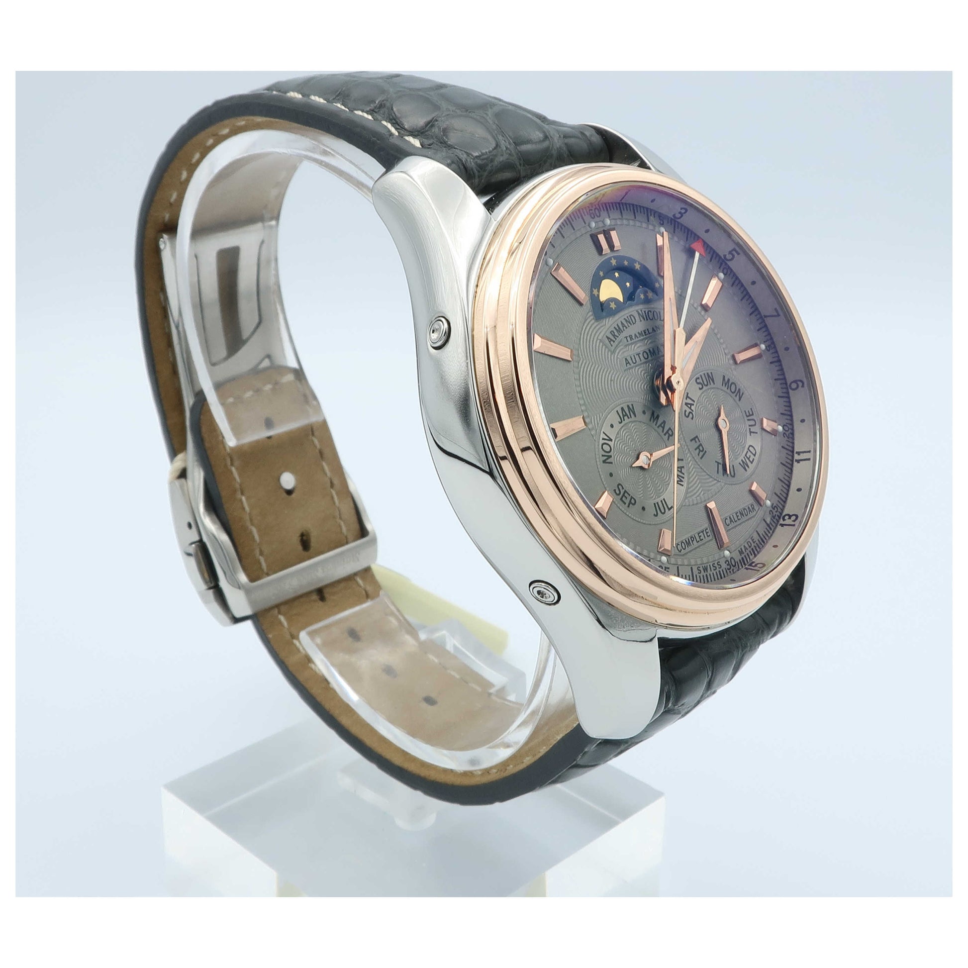 Armand Nicolet M02 Men's Automatic Watch 8642B-2-GRP974GR2-SD - Image #3