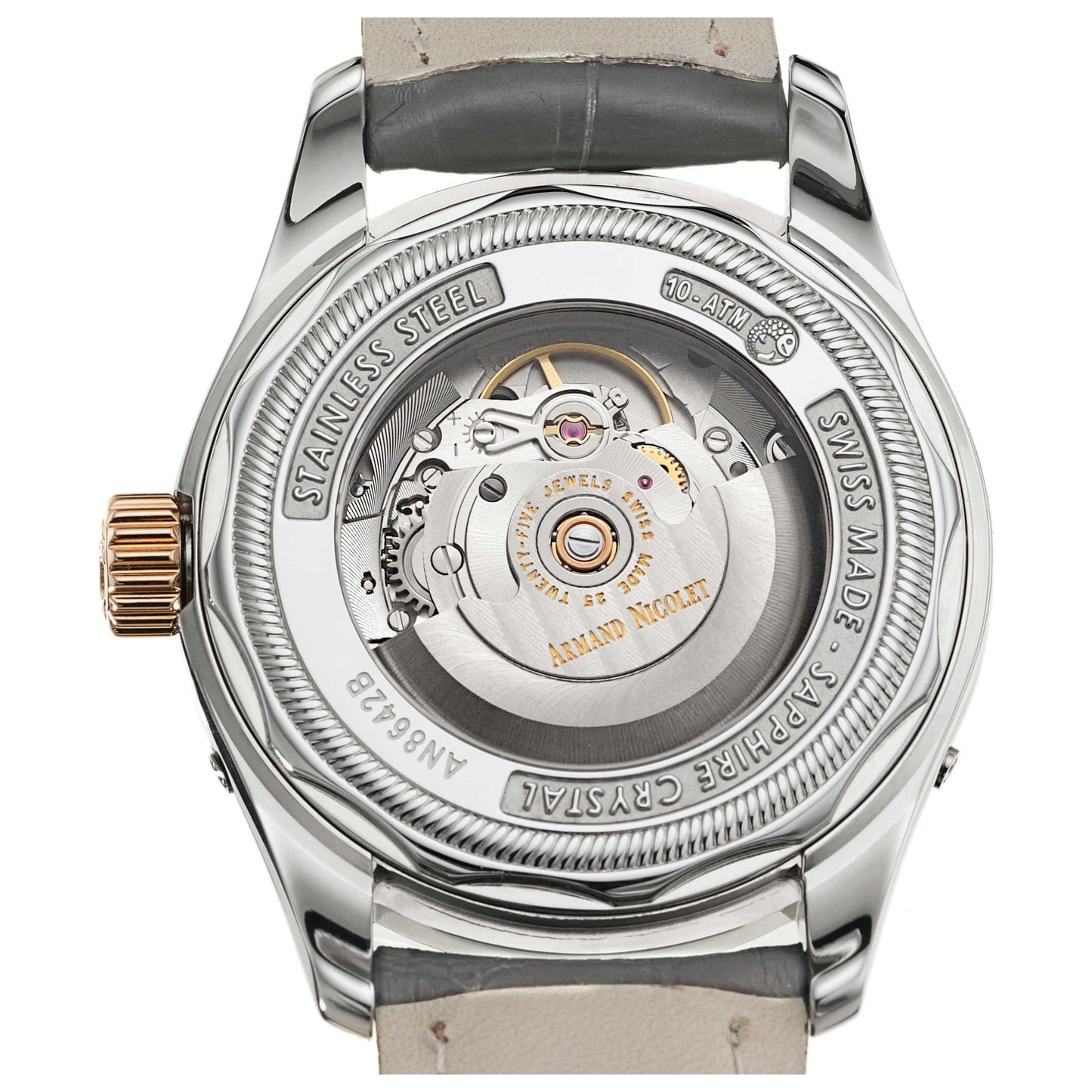Armand Nicolet M02 Men's Automatic Watch 8642B-GR-P961GR2 - Image #2