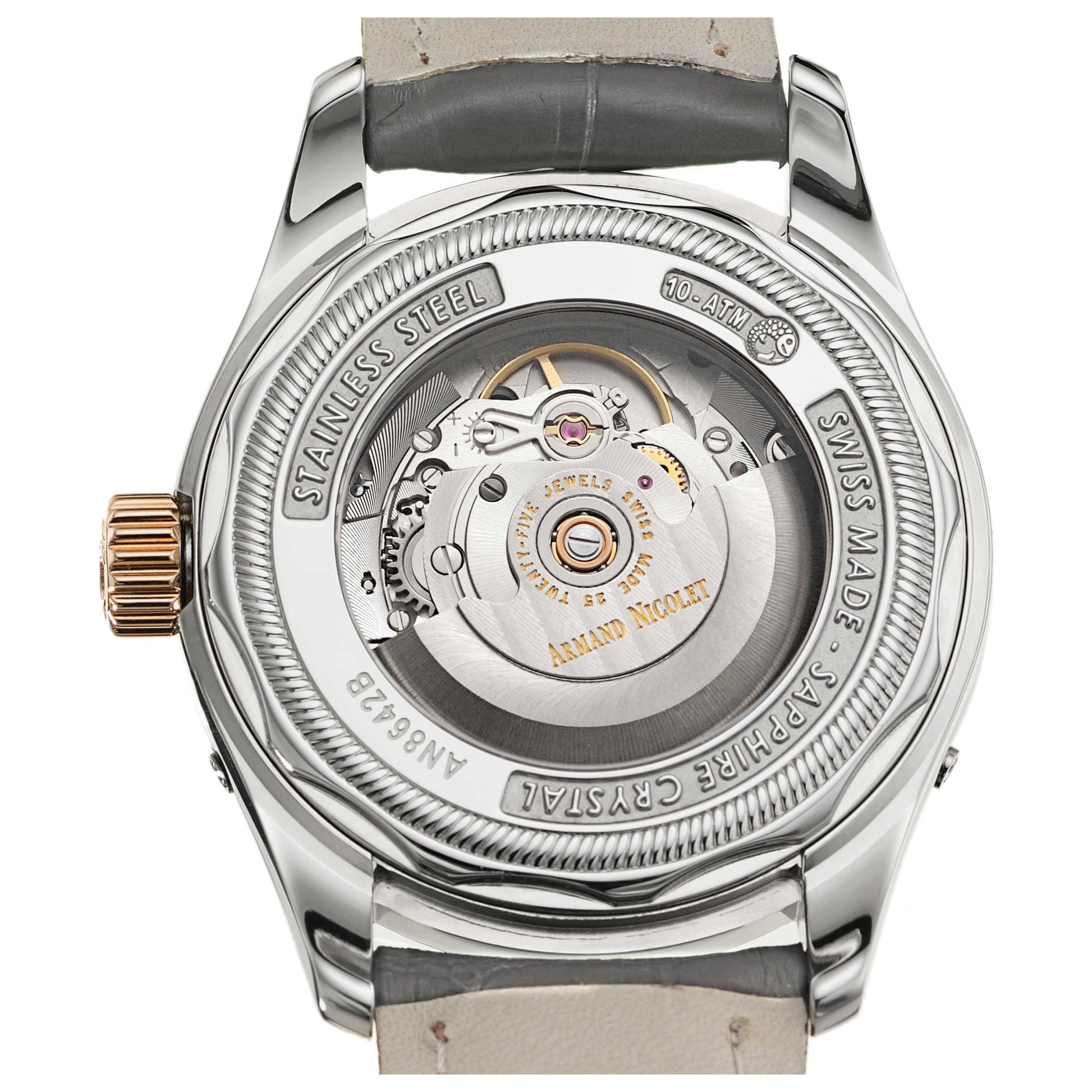 Armand Nicolet M02 Men's Automatic Watch 8642B-GR-P961GR2 - Image #2